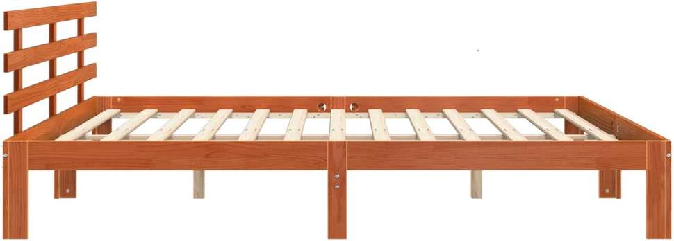 Lova Lovos rėmas su galvūgalio Vaško ruda 203.5 x 205.5 x 69.5 cm
