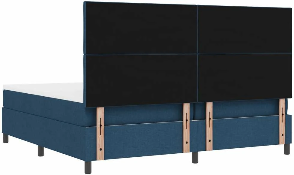 Kiemas lova su galvūgalio Mėlyna 200 x 200 cm audinys