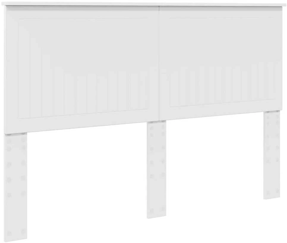 Lovos rėmas Balta 150 x 200 cm Kietos pušies mediena