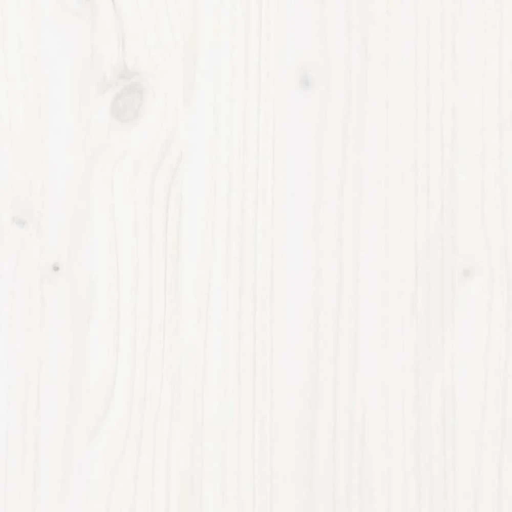 Lovos rėmas be čiužinio, balta, 90x190cm, pušies masyvas