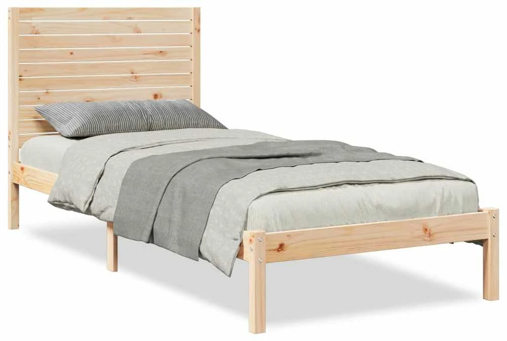 Lova Lovos rėmas be čiužinio, 90x210cm, medienos masyvas, itin ilgas