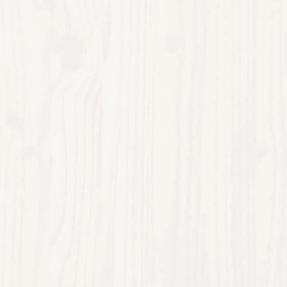 Lovos rėmas be čiužinio, baltas, 150x200cm, pušies masyvas