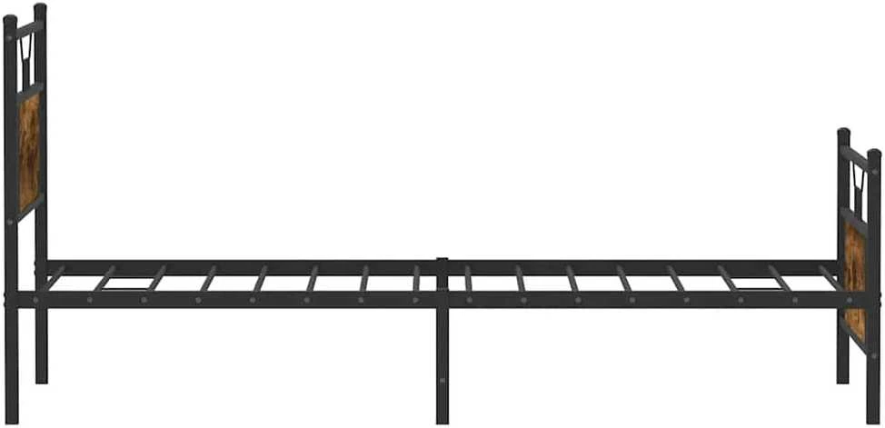 Lovos rėmas be čiužinio, dūminis, 80x200cm, apdirbta mediena