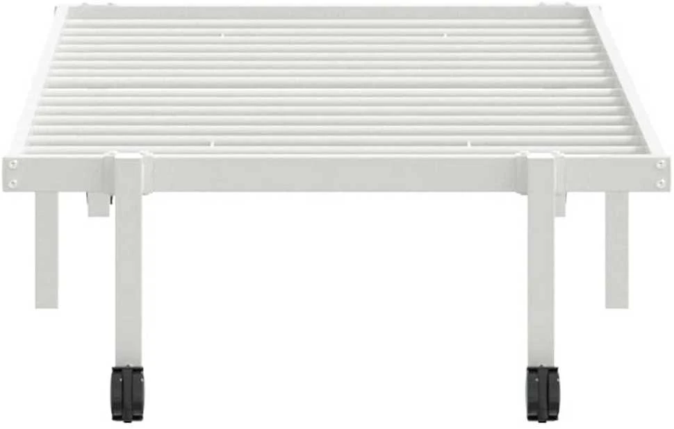 Lovos rėmas be čiužinio Sulankstomas baltas 80x200 cm Plienas