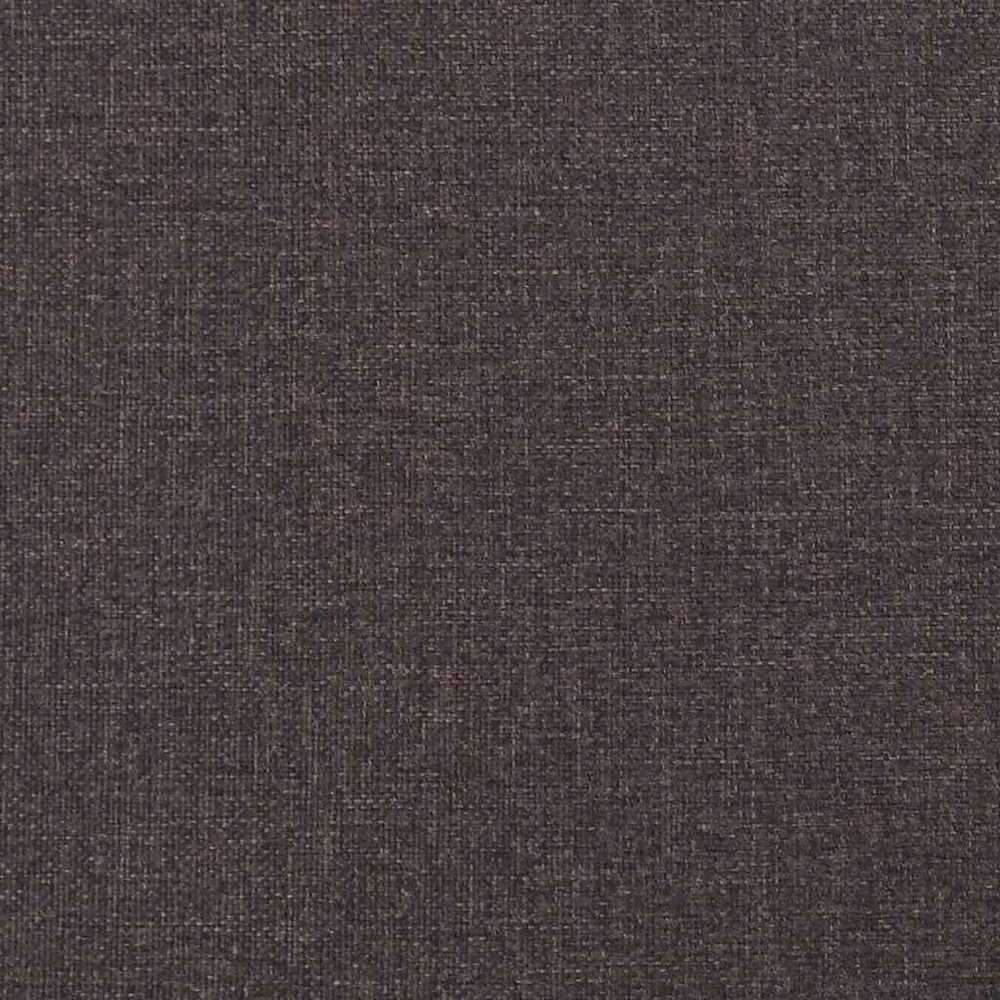 Lovos rėmas be čiužinio, Hanko, tamsiai rudas, 200x200cm, audinys