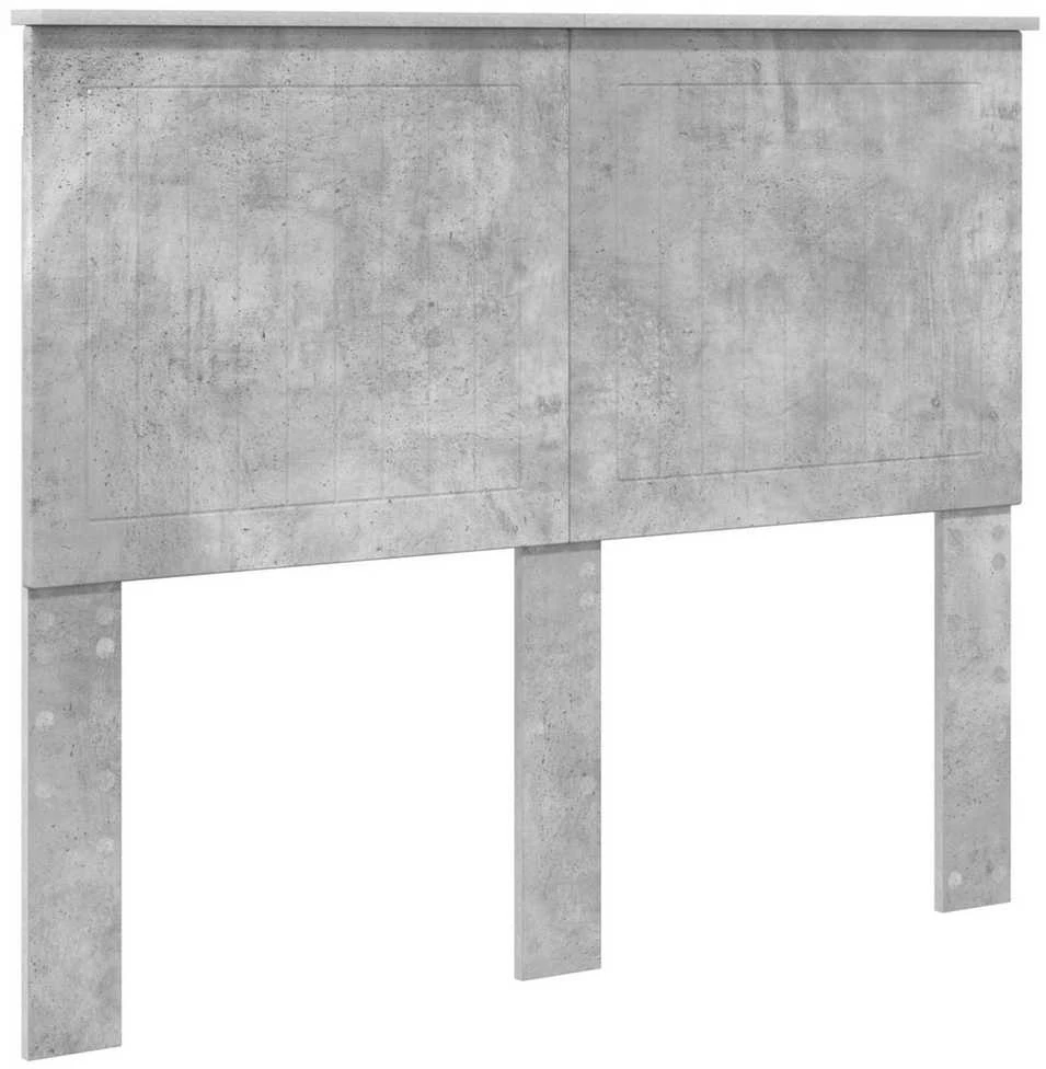 Lova Lovos rėmas Betono pilka 135 x 190 cm Kietos pušies mediena