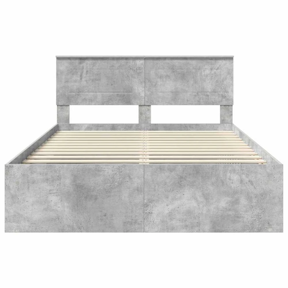 Lovos rėmas Betono pilka 150 x 200 cm Apdirbta mediena