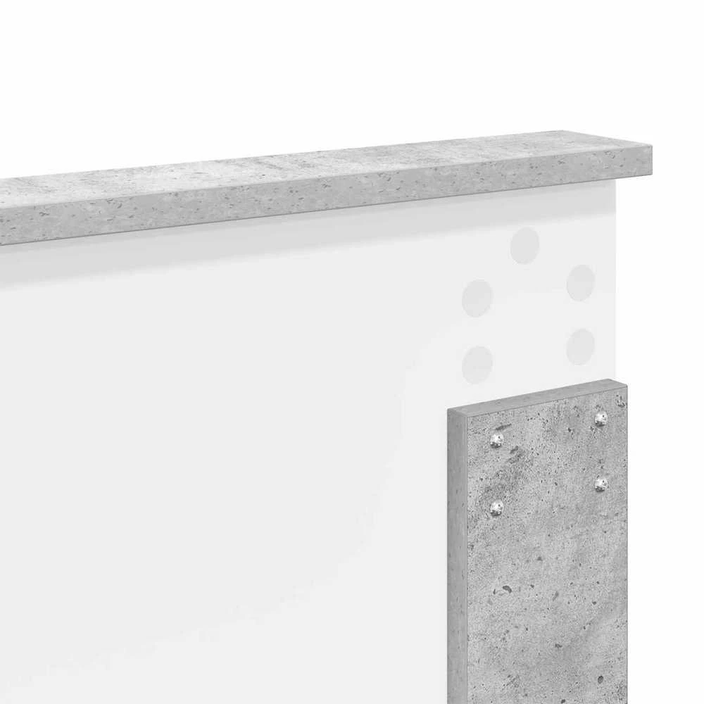 Lovos rėmas Betono pilka 200 x 200 cm Apdirbta mediena
