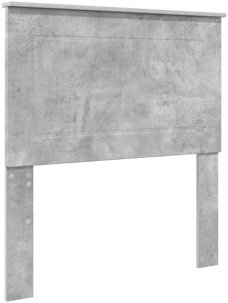 Saugos lova Betono pilka 90 x 190 cm Apdirbta mediena