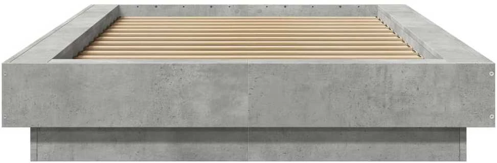 Lovos rėmas, betono pilkos spalvos, 75x190cm, apdirbta mediena