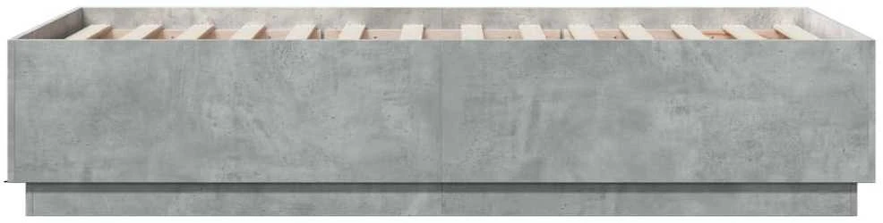 Lovos rėmas, betono pilkos spalvos, 75x190cm, apdirbta mediena