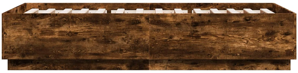 Lova Lovos rėmas Dūminio ąžuolo 80 x 200 cm Apdirbta mediena