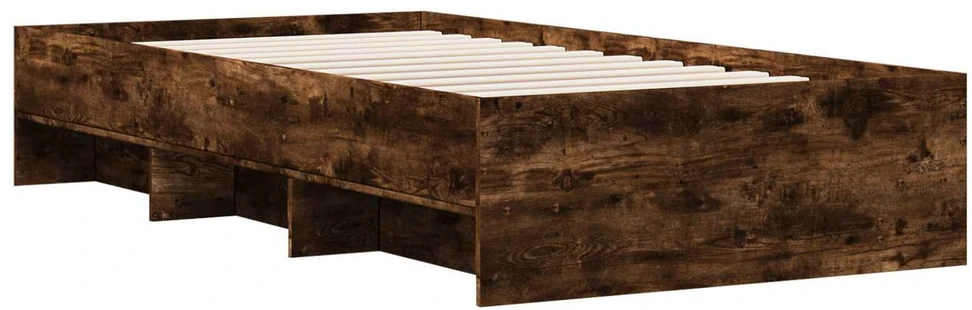 Lova Lovos rėmas Dūminio ąžuolo 80 x 200 cm Apdirbta mediena
