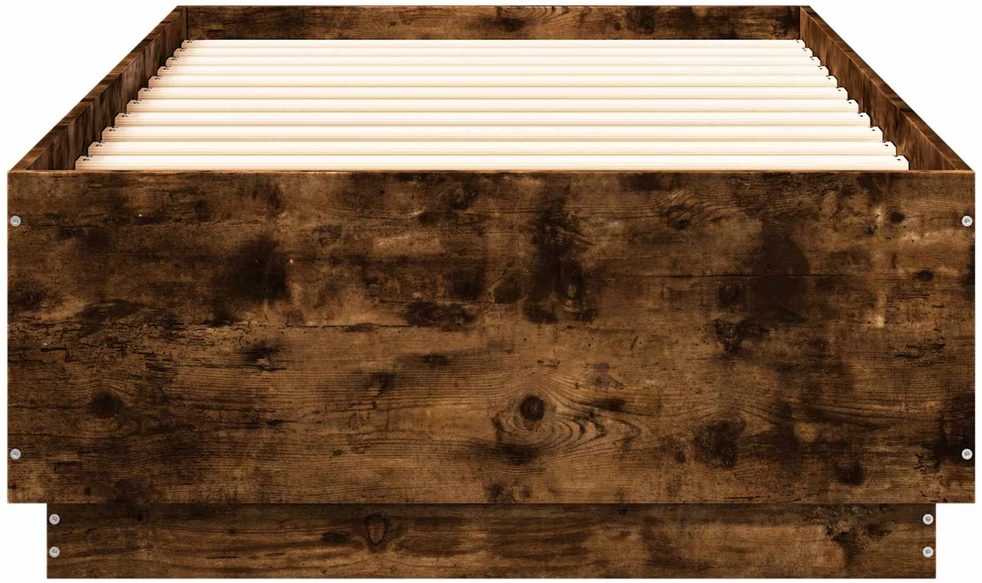 Lova Lovos rėmas Dūminio ąžuolo 80 x 200 cm Apdirbta mediena