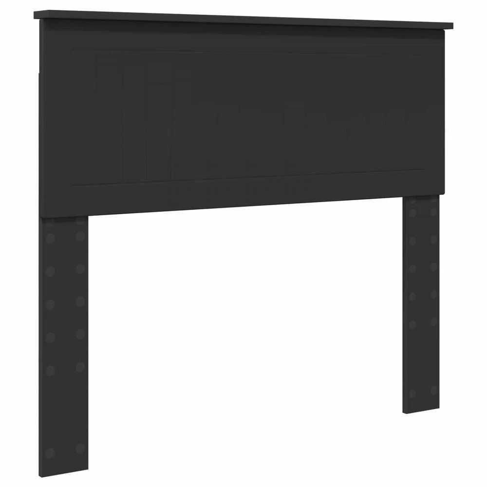 Lova Lovos rėmas Juoda 100 x 200 cm Kietos pušies mediena