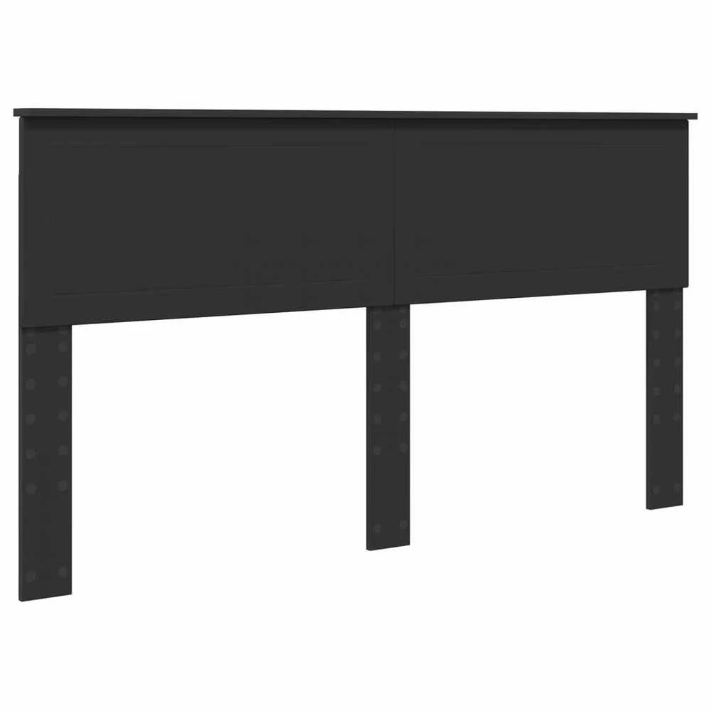 Lovos rėmas Juoda 160 x 200 cm Kietos pušies mediena