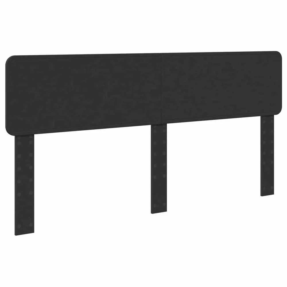 Lovos rėmas Juoda 200 x 200 cm Kietos pušies mediena