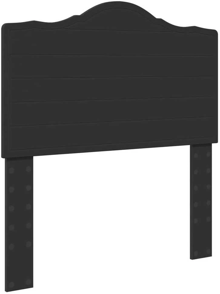 Lova Lovos rėmas Juoda 90 x 190 cm Kietos pušies mediena