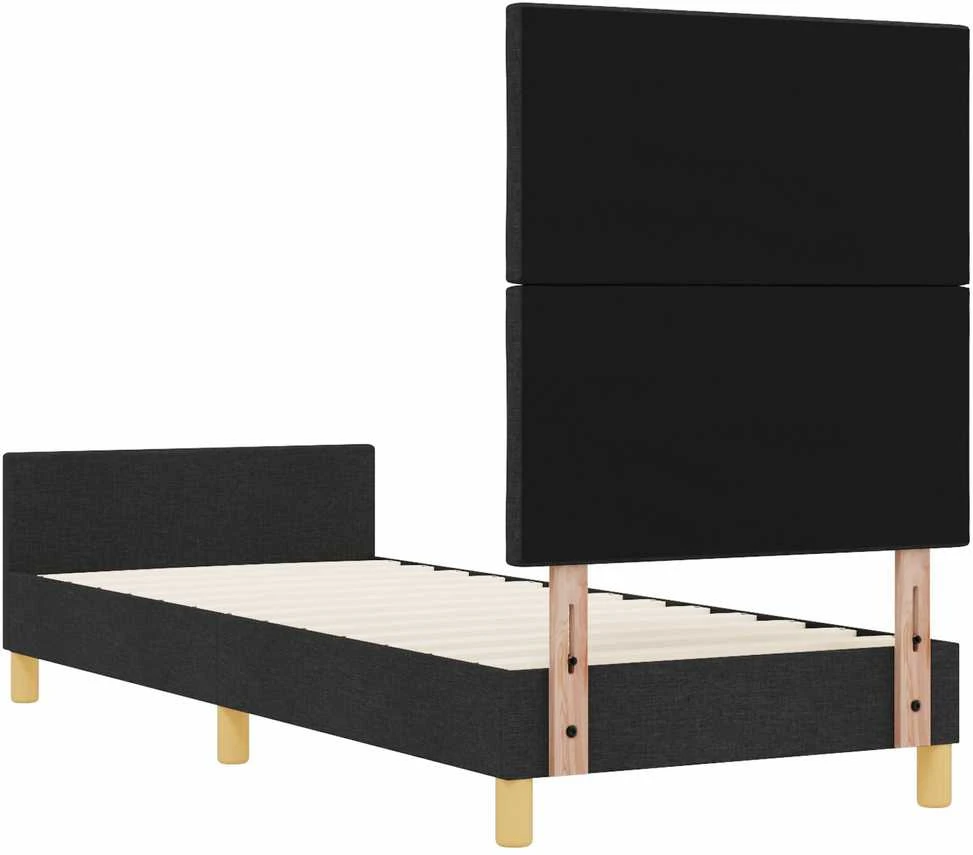 Lova Lovos rėmas su galvūgalio Juoda 80 x 200 cm audinys