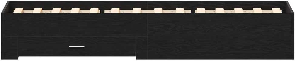 Lova Malys Group Lovos rėmas Juodas ąžuolas 100 x 200 cm Apdirbta mediena