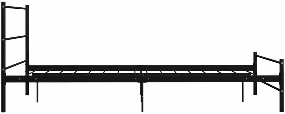 Lovos rėmas, juodos spalvos, 160x200cm, metalas