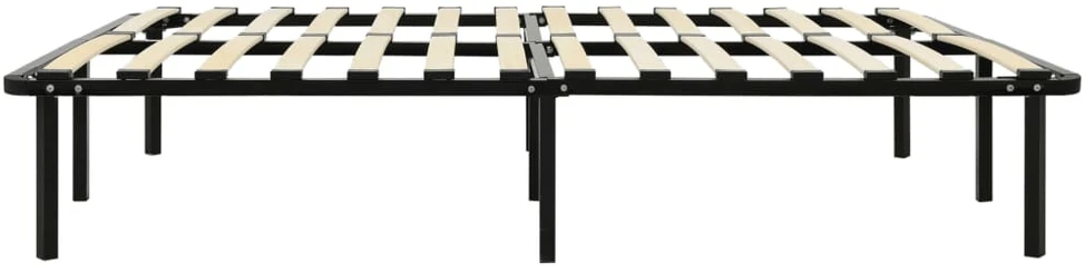 Lovos rėmas, juodos spalvos, 200x200cm, metalas