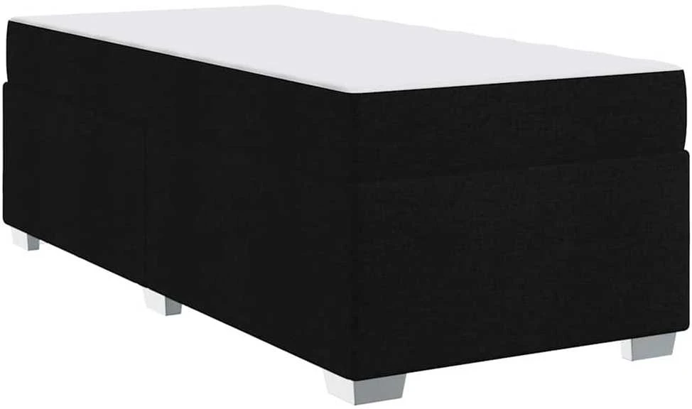 Lova Lovos rėmas su čiužiniu Juoda 100 x 200 cm audinys