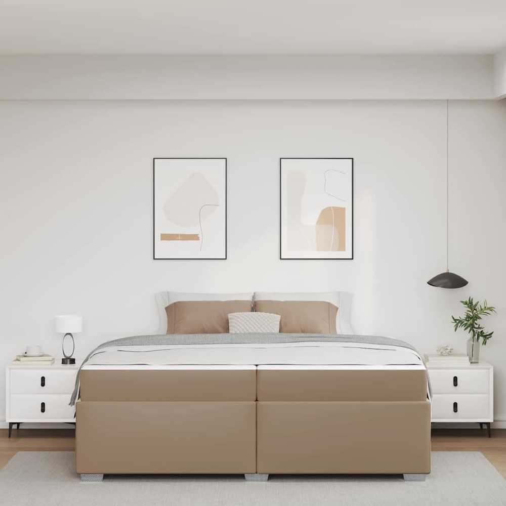 Lovos rėmas Kapučino 200 x 200 cm audinys