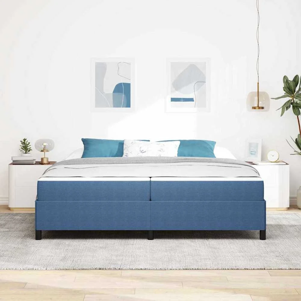 Lovos rėmas su čiužiniu Mėlyna 200 x 200 cm audinys