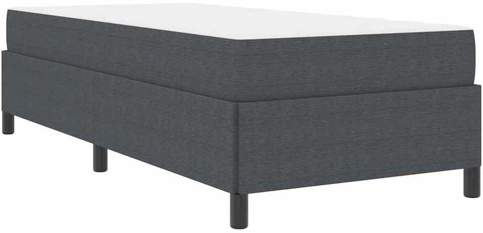 Lova Lovos rėmas su čiužiniu Tamsiai pilka 80 x 200 cm audinys