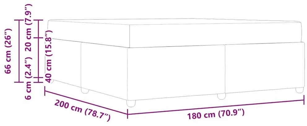 Lovos rėmas Tortora 180 x 200 cm audinys