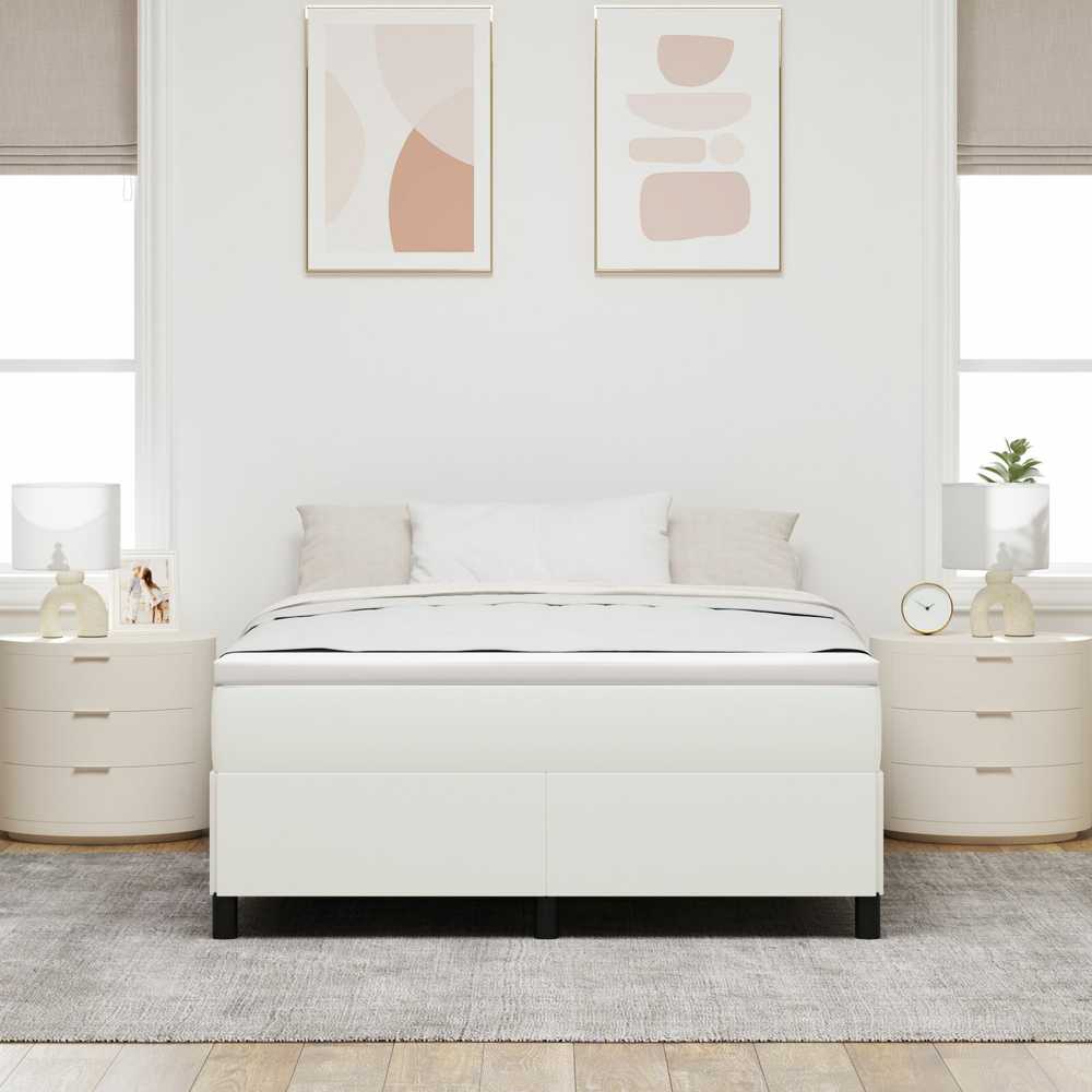 Kiemas lova Kreminė 140 x 200 cm Kordūrinis audinys