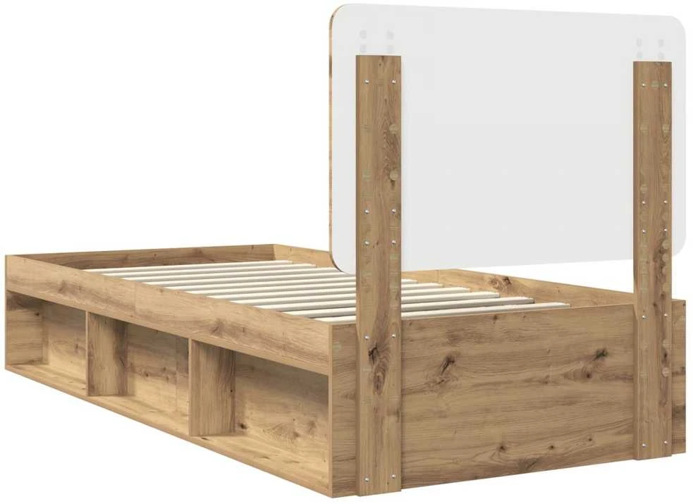 Lova Lovos rėmas Meistrų ąžuolas 100 x 200 cm Kietos pušies mediena