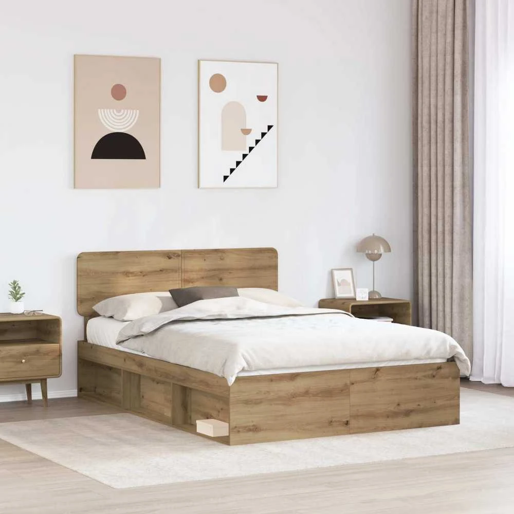 Lovos rėmas Meistrų ąžuolas 150 x 200 cm Kietos pušies mediena