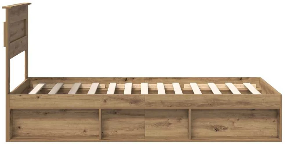 Lova Lovos rėmas Meistrų ąžuolas 75 x 190 cm Kietos pušies mediena