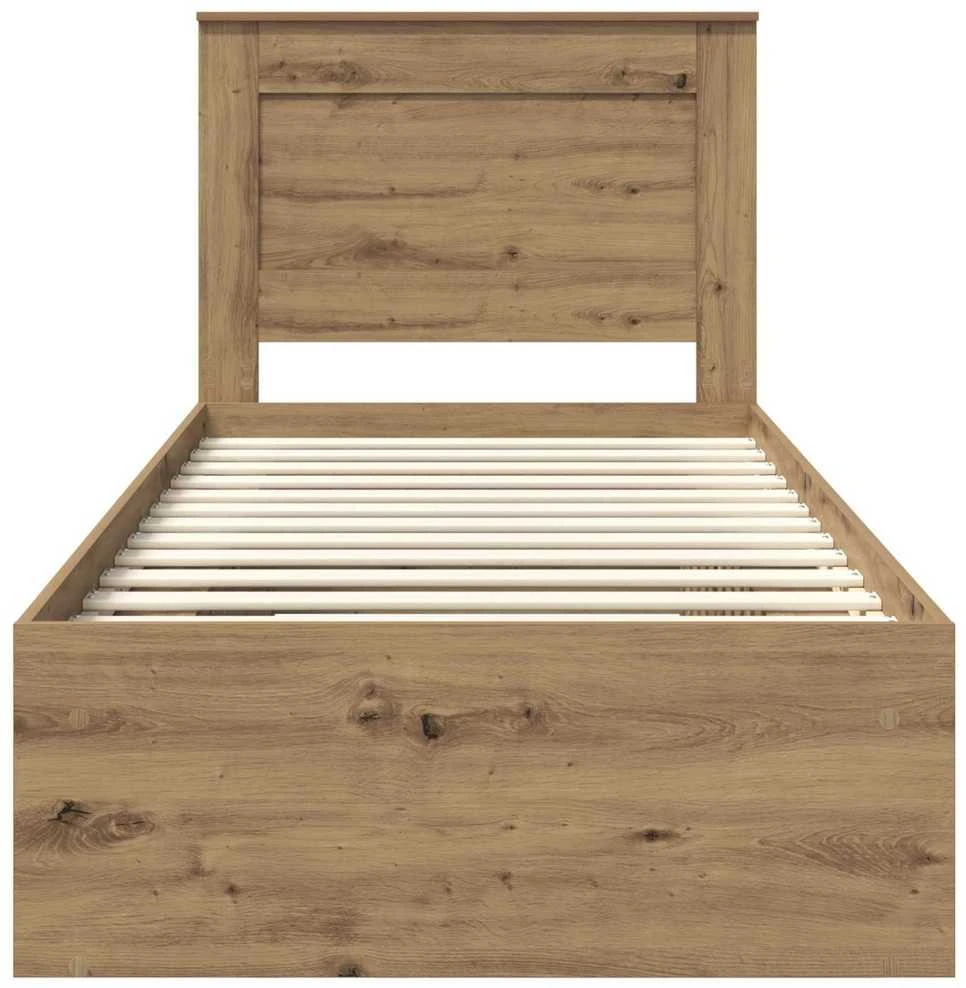 Lova Lovos rėmas Meistrų ąžuolas 75 x 190 cm Kietos pušies mediena
