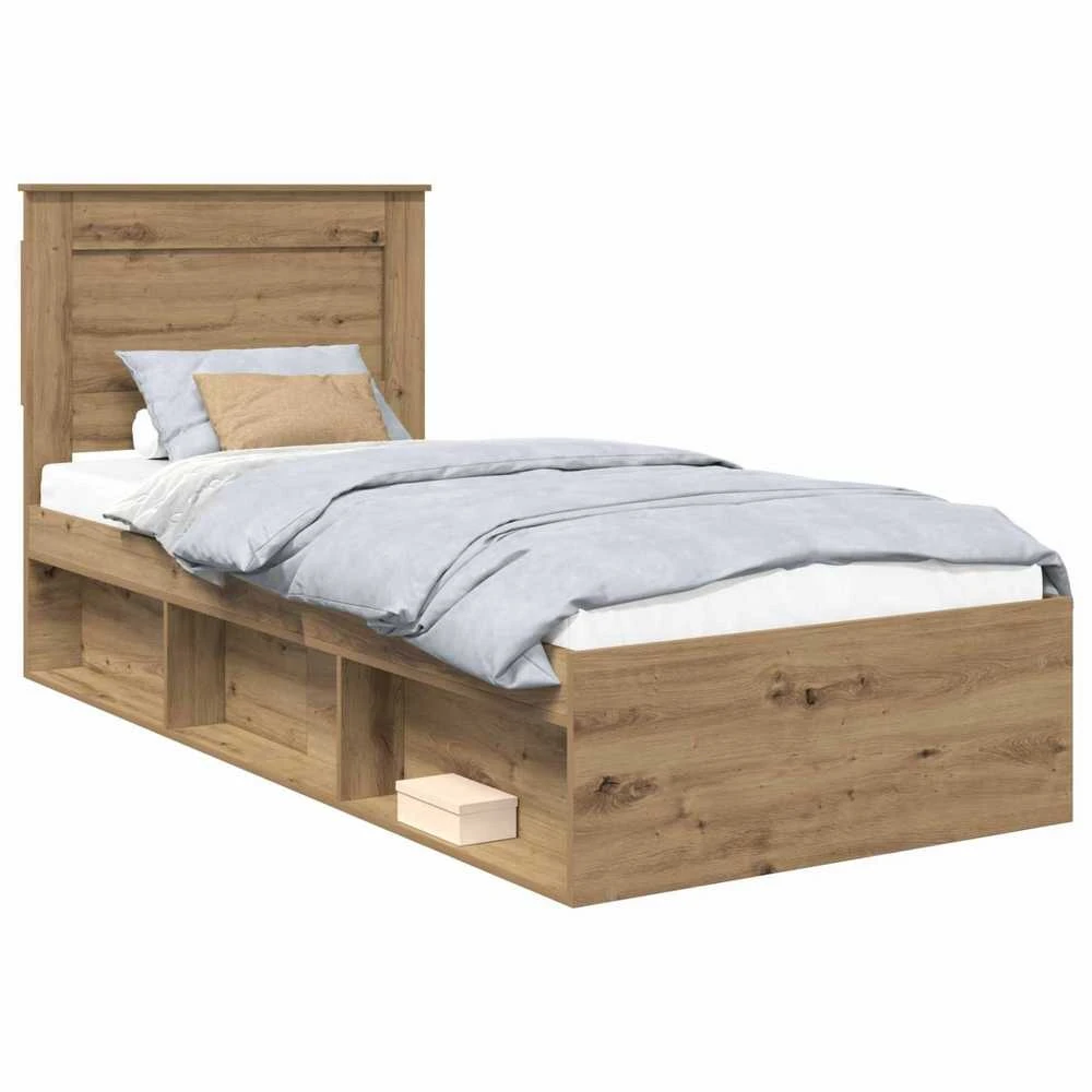 Lova Lovos rėmas Meistrų ąžuolas 75 x 190 cm Kietos pušies mediena
