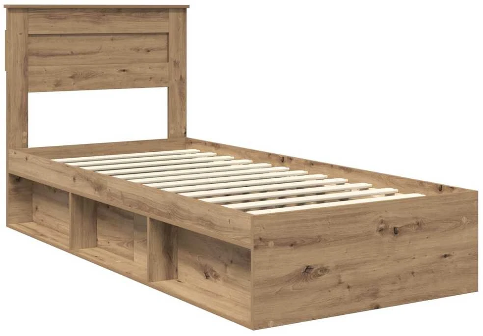 Lova Lovos rėmas Meistrų ąžuolas 75 x 190 cm Kietos pušies mediena