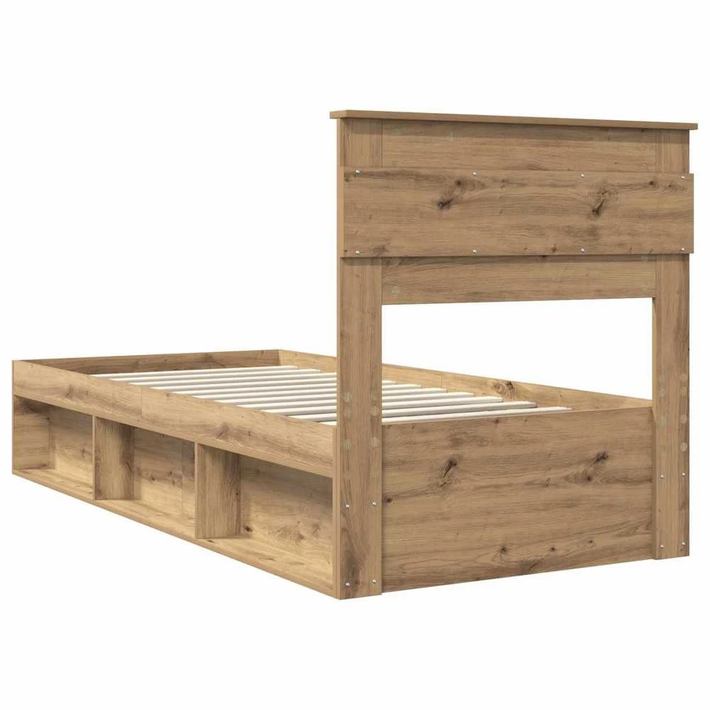 Lova Lovos rėmas Meistrų ąžuolas 75 x 190 cm Kietos pušies mediena
