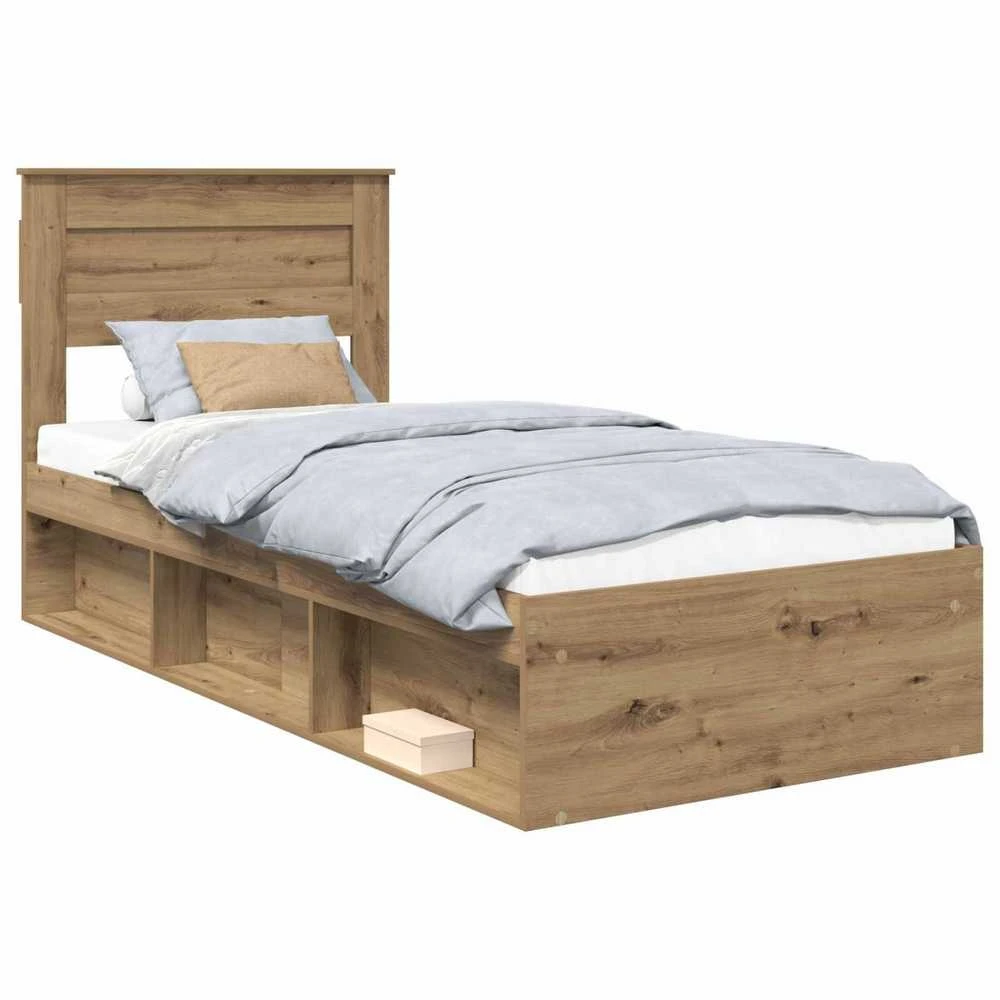 Lova Lovos rėmas Meistrų ąžuolas 75 x 190 cm Kietos pušies mediena