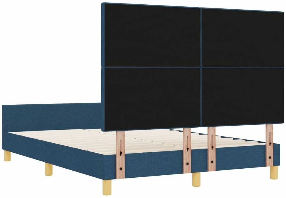 Lovos rėmas su galvūgalio Mėlyna 160 x 200 cm audinys