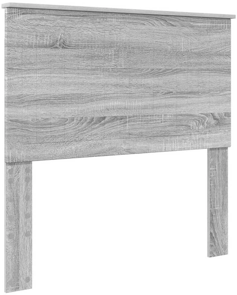 Lova Lovos rėmas Pilkas Sonoma 100 x 200 cm Kietos pušies mediena