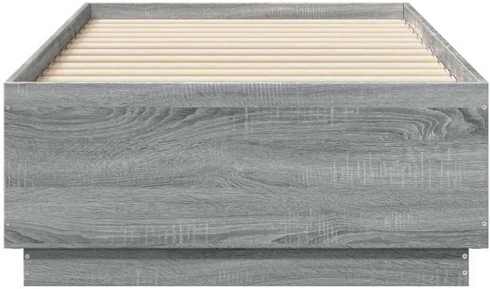 Lovos rėmas, pilkos ąžuolo spalvos, 75x190cm, apdirbta mediena