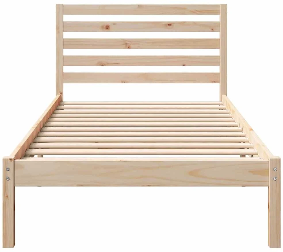 Lova Lovos rėmas Ruda 100 x 200 cm Kietos pušies mediena