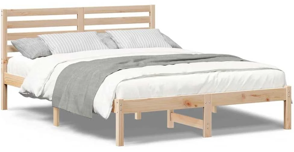 Lovos rėmas Ruda 140 x 190 cm Kietos pušies mediena