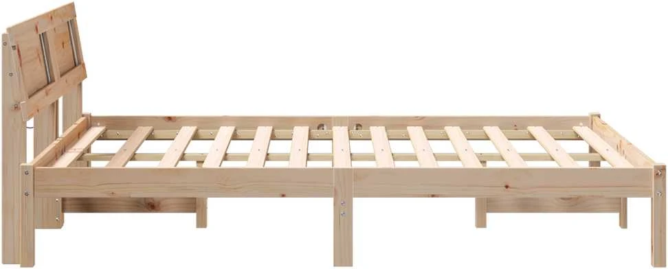 Lovos rėmas Ruda 140 x 190 cm Kietos pušies mediena