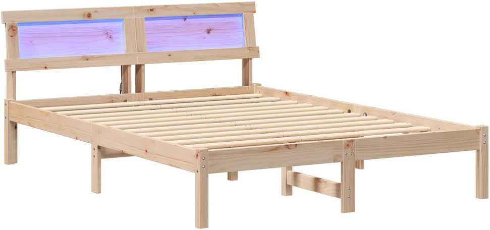 Lovos rėmas Ruda 140 x 190 cm Kietos pušies mediena