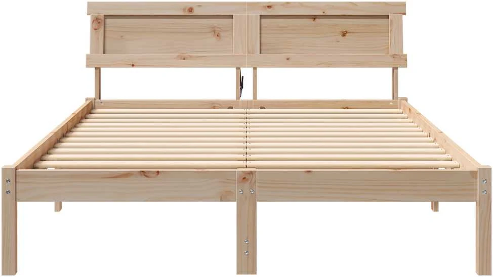 Lovos rėmas Ruda 140 x 190 cm Kietos pušies mediena