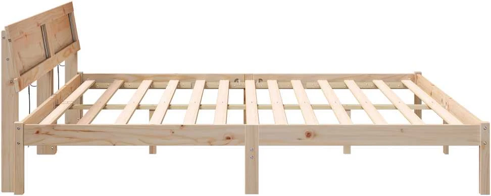 Lovos rėmas su galvūgalio Ruda 200 x 200 cm Pušies masyvas