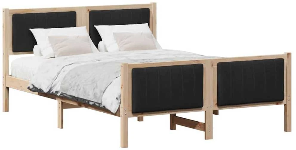 Lovos rėmas Ruda ir juoda 140 x 190 cm Pušies masyvas